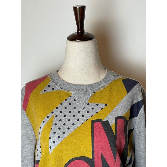 Worn one!! 3.1 Phillip Lim Target Gray Boom Graphic Sweatshirt - Picture 7 of 11